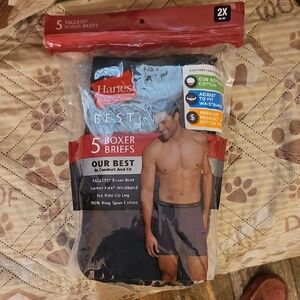 Hanes Men's Assorted Boxer Briefs - 5 Pack
